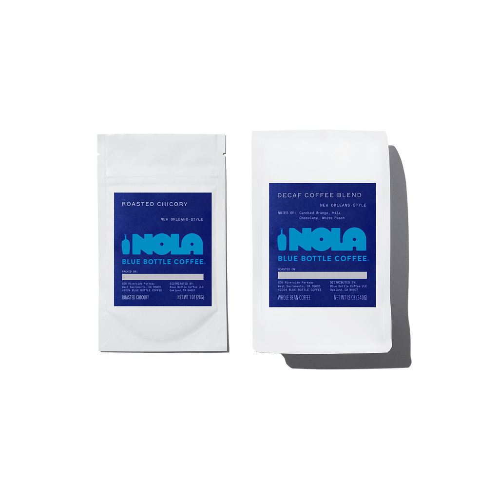 Decaf New Orleans-Style Coffee and Roasted Chicory Kit