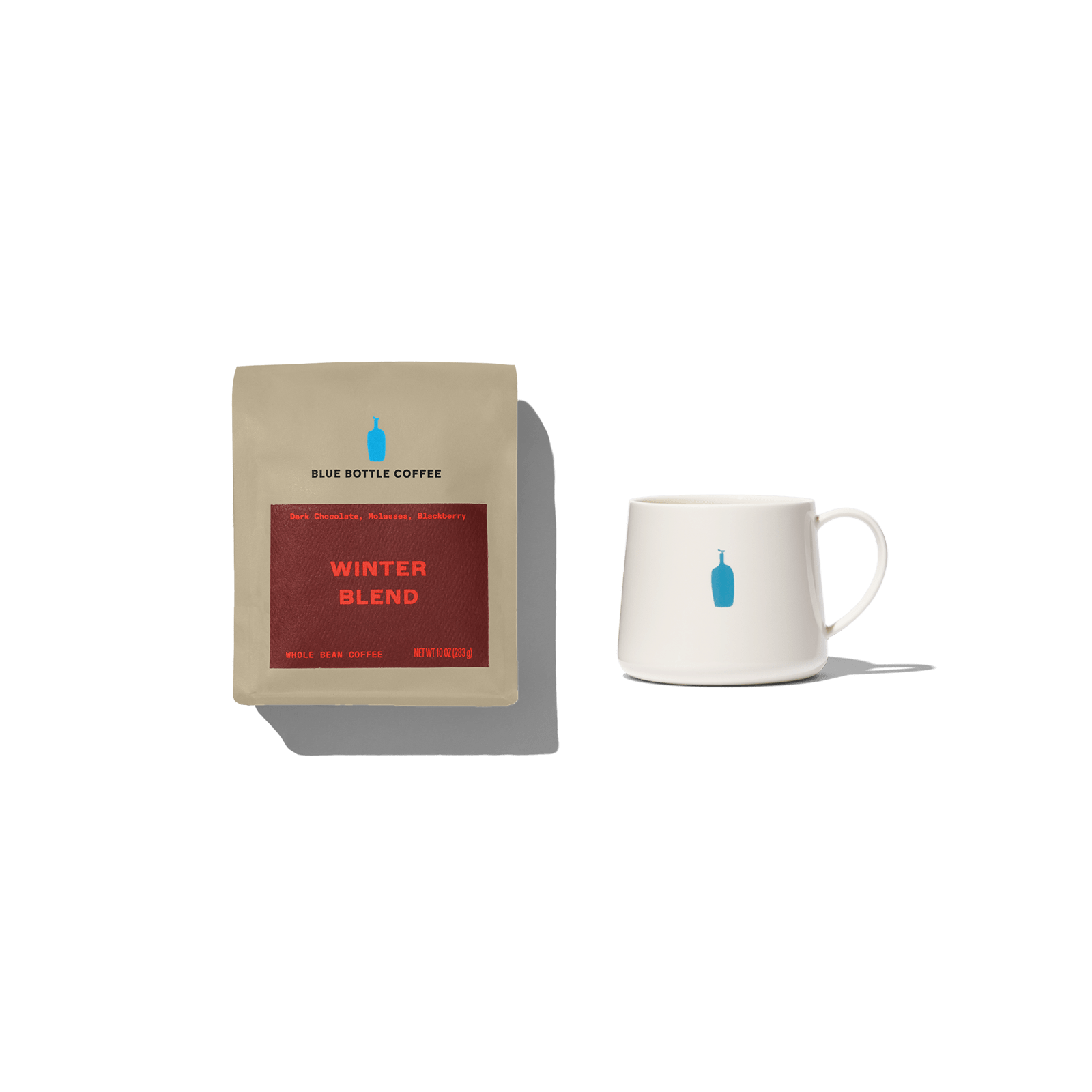 Winter Blend and Blue Bottle Mug Set